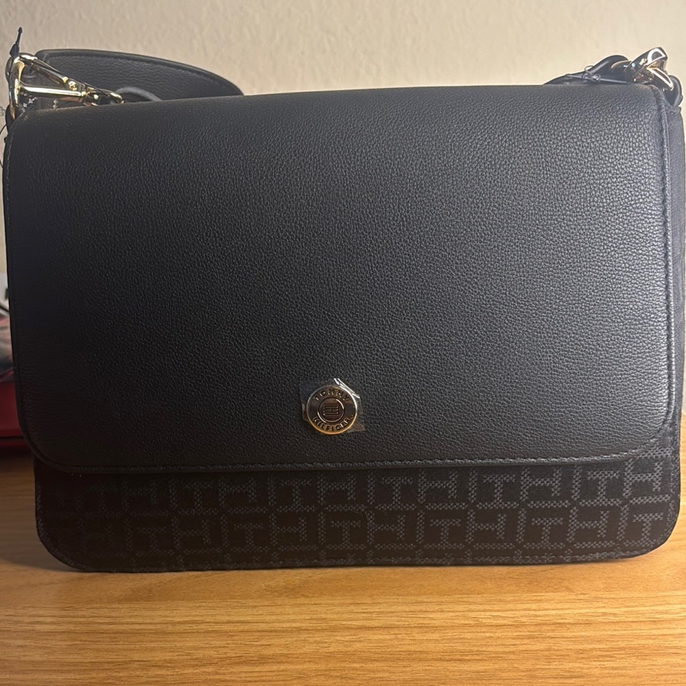 Black Designer Shoulder Bag